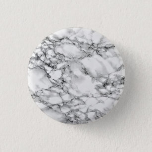 Trendy White Marble Stone Button