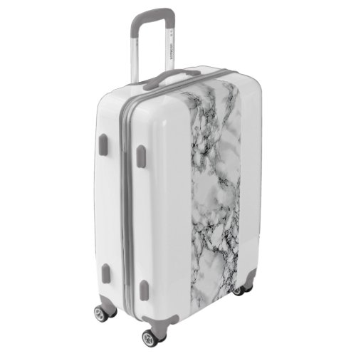 Trendy White Marble Stone _ Luggage