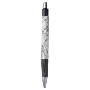 Trendy White Marble Stone Pen