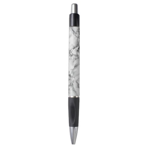 Trendy White Marble Stone Pen