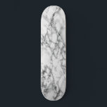 Trendy White Marble Stone Skateboard<br><div class="desc">Trendy White Marble Stone</div>