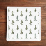 Trendy Winter | Christmas Tree Pattern Acrylic Tray<br><div class="desc">Trendy Winter | Christmas Tree Pattern</div>