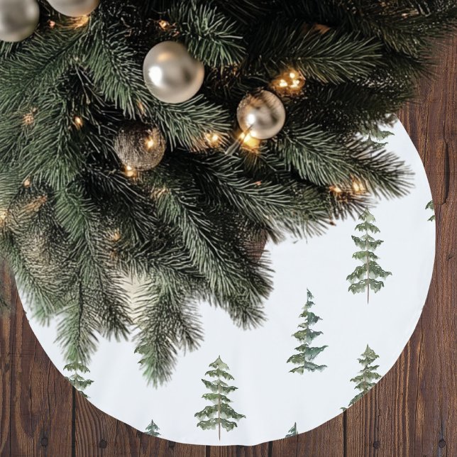 Trendy Winter | Christmas Tree Pattern Brushed Polyester Tree Skirt (Creator Uploaded)