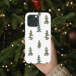 Trendy Winter | Christmas Tree Pattern iPhone 13 Pro Case<br><div class="desc">Trendy Winter | Christmas Tree Pattern</div>