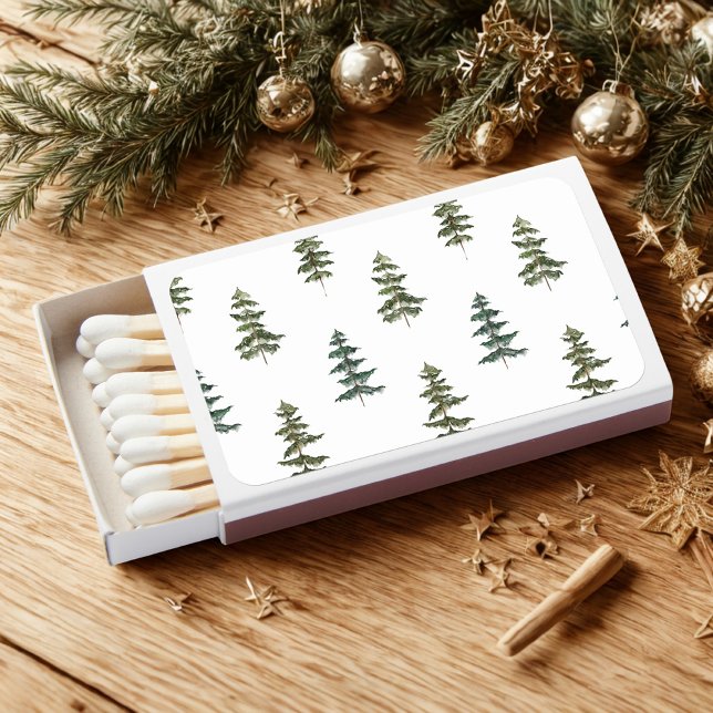 Trendy Winter | Christmas Tree Pattern Matchboxes (Creator Uploaded)