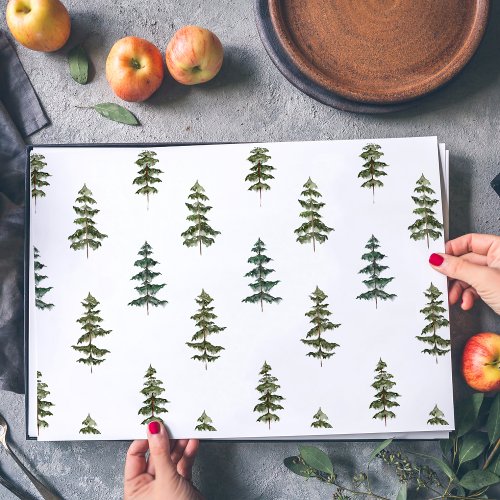 Trendy Winter  Christmas Tree Pattern Paper Pad