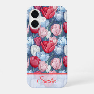 Trendy Womens Accessories Tulip Custom iPhone 16 Case