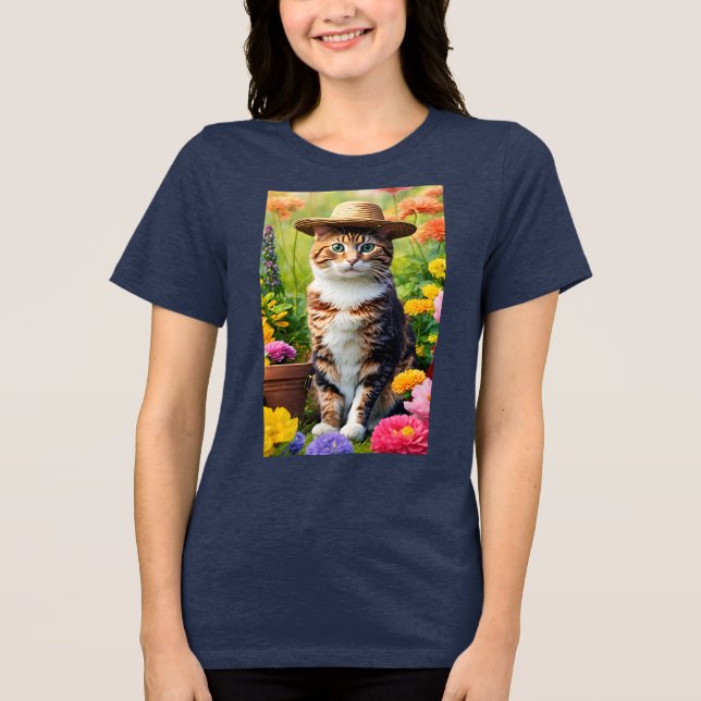 "Trendy Women's Fashion T-Shirts: Discover the New Tri-Blend Shirt (Front)