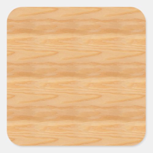 Trendy Wood Blank Template Classic Elegant Design Square Sticker