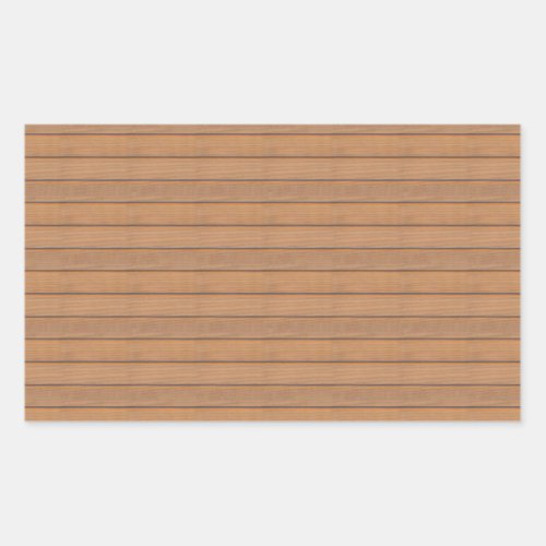 Trendy Wood Custom Blank Nature Elegant Template Rectangular Sticker