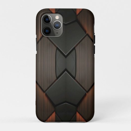 Trendy wood pattern iPhone 11 Pro Case 
