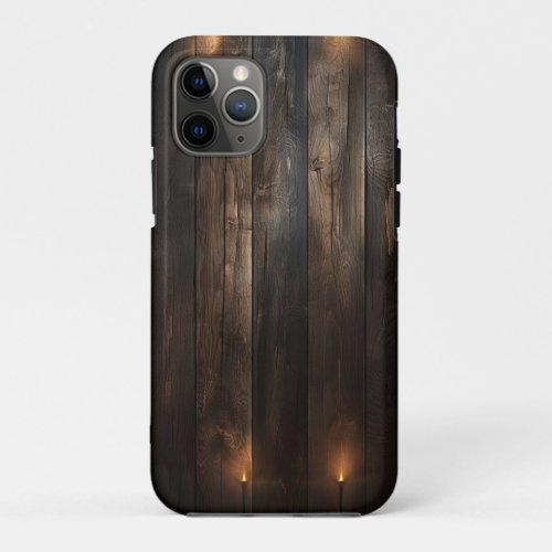 Trendy wood pattern iPhone 11 Pro Case 