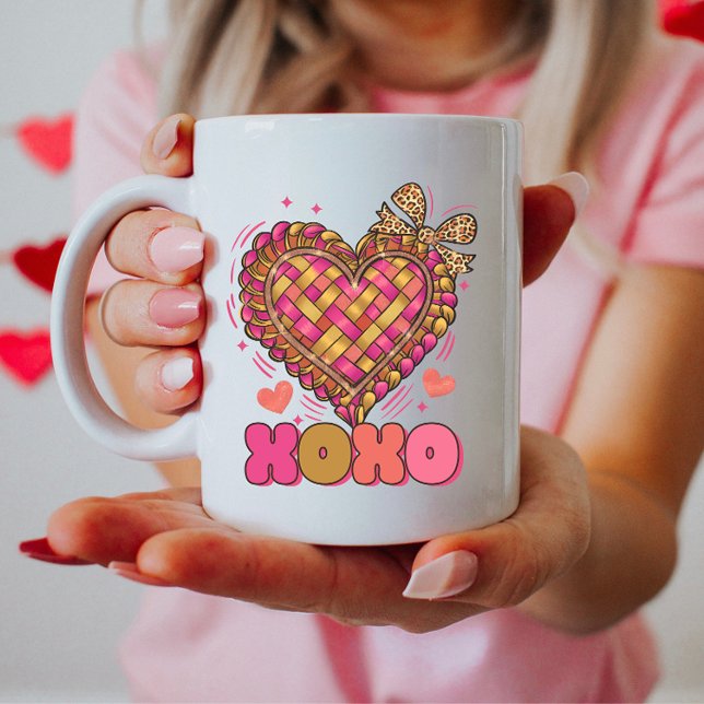 Trendy XOXO Heart Coffee Mug (Creator Uploaded)