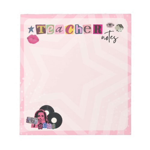 Trendy Y2K Teacher 2026 Notepad