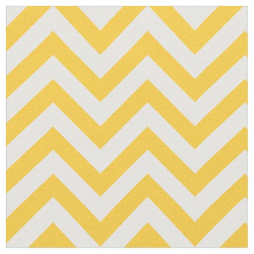 Trendy Yellow Chevron Pattern Fabric