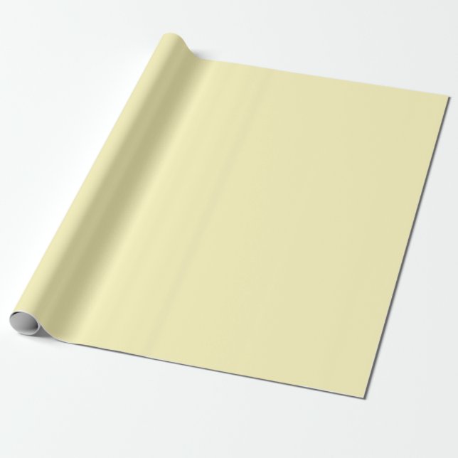 Trendy Yellow Wrapping Paper (Unrolled)