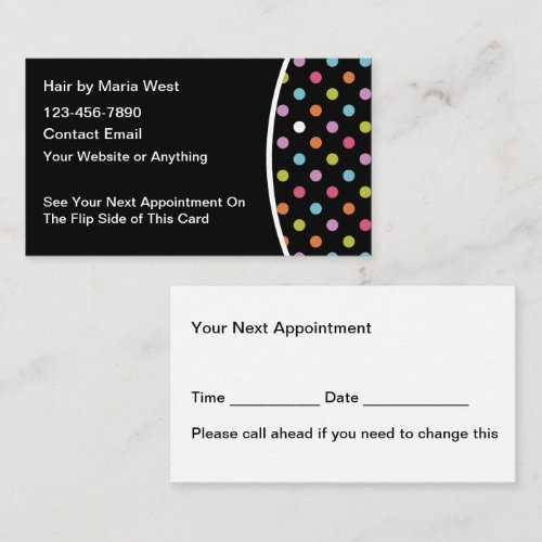 Trendy Yet Simple Custom Appointment Cards Design