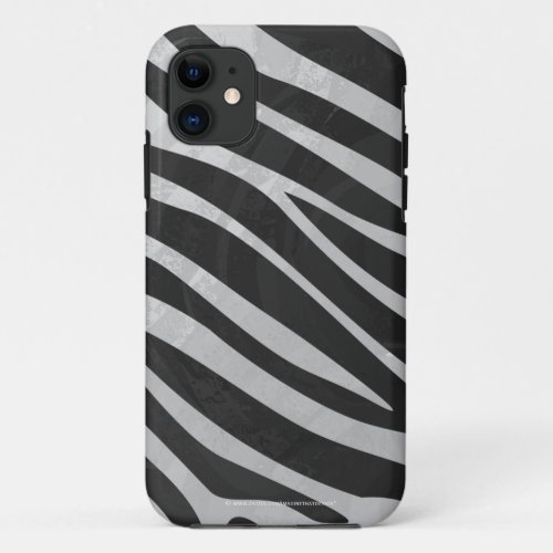 Trendy Zebra Animal Print Pattern created by Imagi iPhone 11 Case