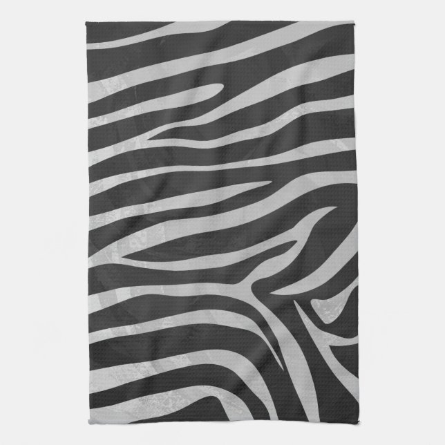 Trendy Zebra Animal Print Pattern created by Imagi Towel (Vertical)