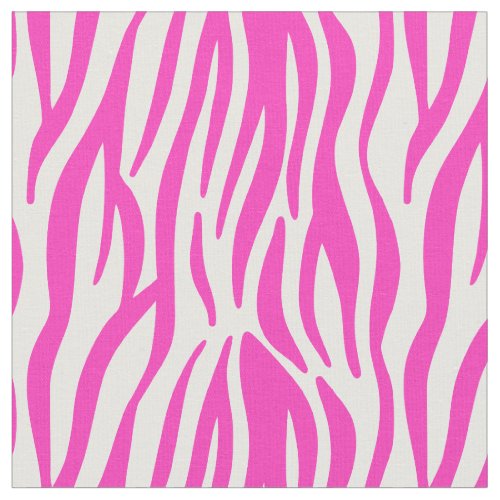 Trendy Zebra Animal Print Stripes Safari  African Fabric