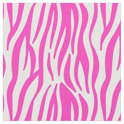 Trendy Zebra Animal Print Stripes Safari  African Fabric