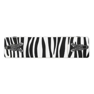 Trendy Zebra  Herd on Zebra Print Beer Pong Table