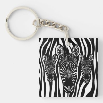 Trendy Zebra Herd on Zebra Print