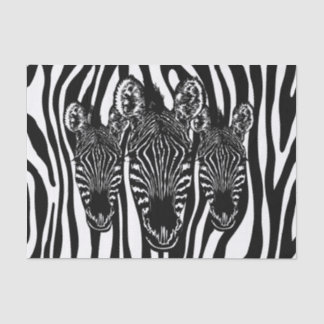 Trendy Zebra  Herd Tissue Paper