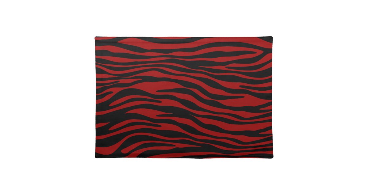 Trendy Zebra Print Placemats