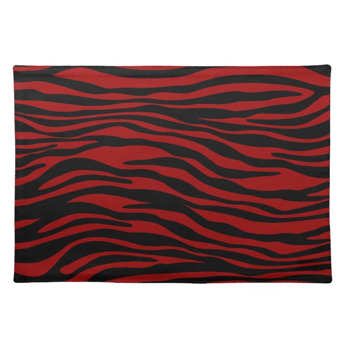 Trendy Zebra Print Placemats