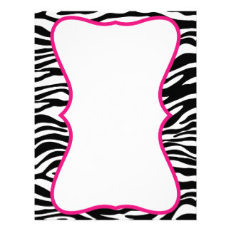 Zebra Paper Letterhead | Zazzle