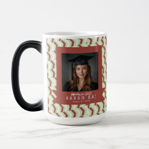 Trendy Zigzag Pattern Class Reunion Color Morph Mug