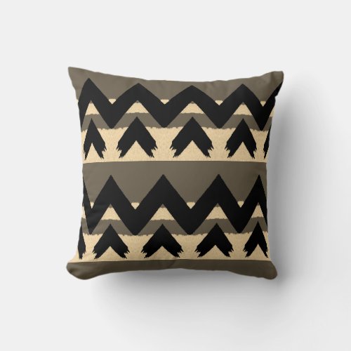 Trendy Zigzag Throw Pillow