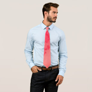 Trent Color Coral Neck Tie