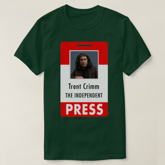 Trent Crimm ID Card 2 T-Shirt (Design Front)