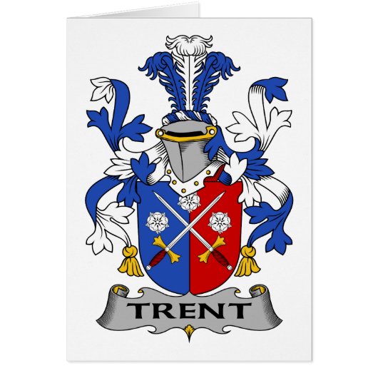 Trent Family Crest Cards (Front)
