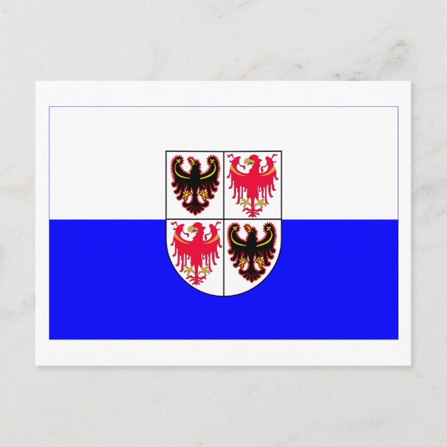 Trentino-Alto Adige flag Postcard (Front)