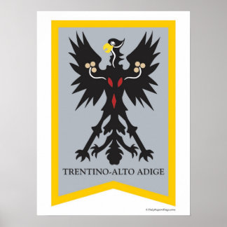 Trentino Alto Adige Italy Region Poster