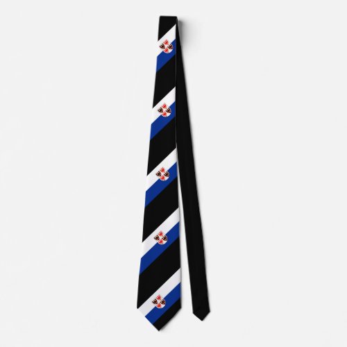 Trentino_Alto Adige striped flag Neck Tie