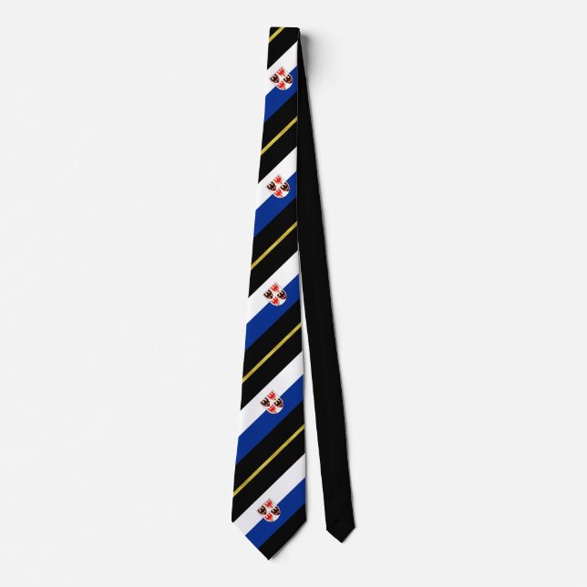 Trentino-Alto Adige striped flag Neck Tie (Front)