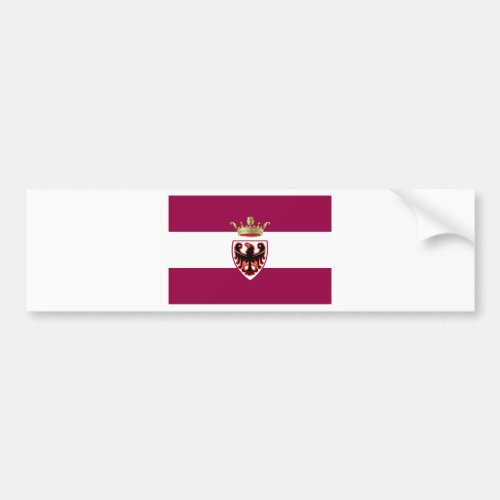 Trentino Italy Flag Bumper Sticker