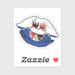 Trentino-South Tyrol South Tyrolean Lipstick Love Sticker