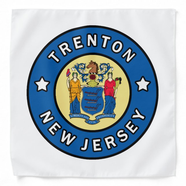 Trenton New Jersey Bandana (Front)