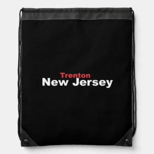 Trenton, New Jersey Drawstring Backpack