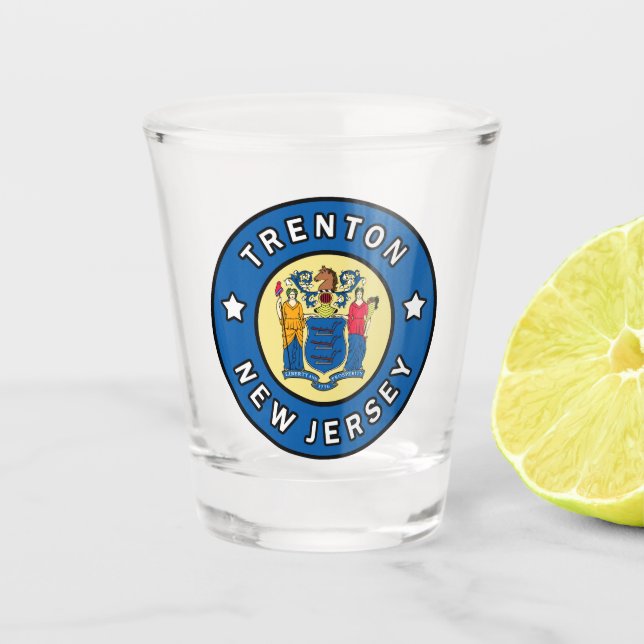 Trenton New Jersey Shot Glass (Front)
