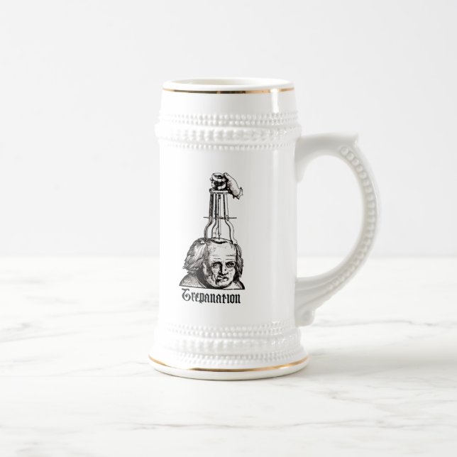 Trepanation Beer Stein (Right)