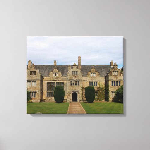 Trerice House Cornwall England Poldark Location Canvas Print