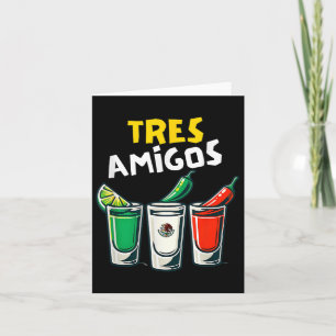 Tres Amigos Cinco De Mayo Card