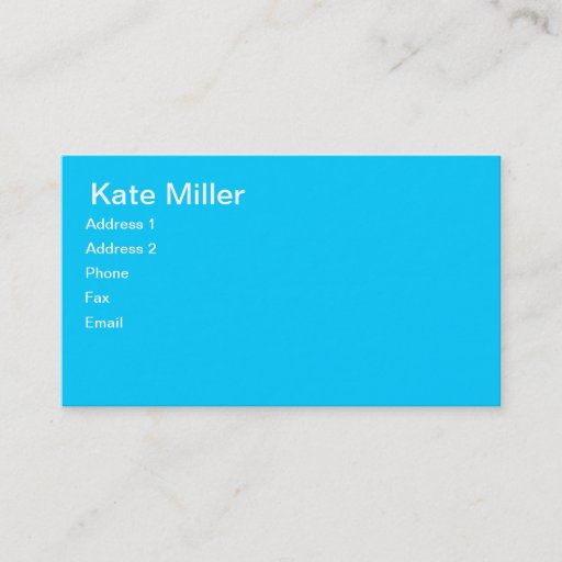 Customizable Tres Chic Calling Cards Business Card Template