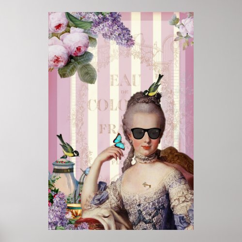 Trs Chic Marie Antoinette in shades Poster